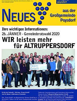 Wir für unser Altruppersdorf. Blättern Sie Online und erfahren Sie alles wissenswerte zur Gemeinderatswahl 2020 für Altruppersdorf